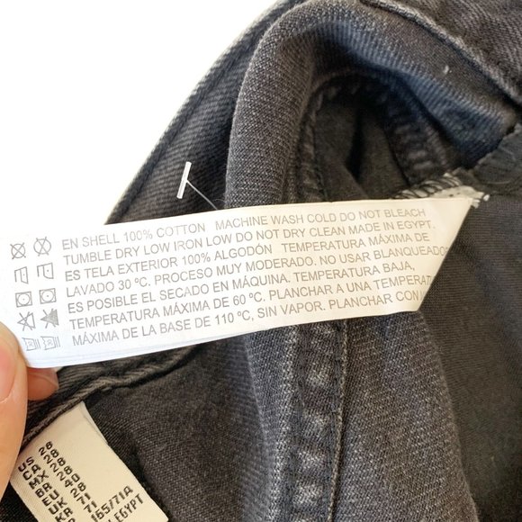 FOREVER 21 | BLACK DISTRESS MINI DENIM SKIRT - Picture 6 of 7